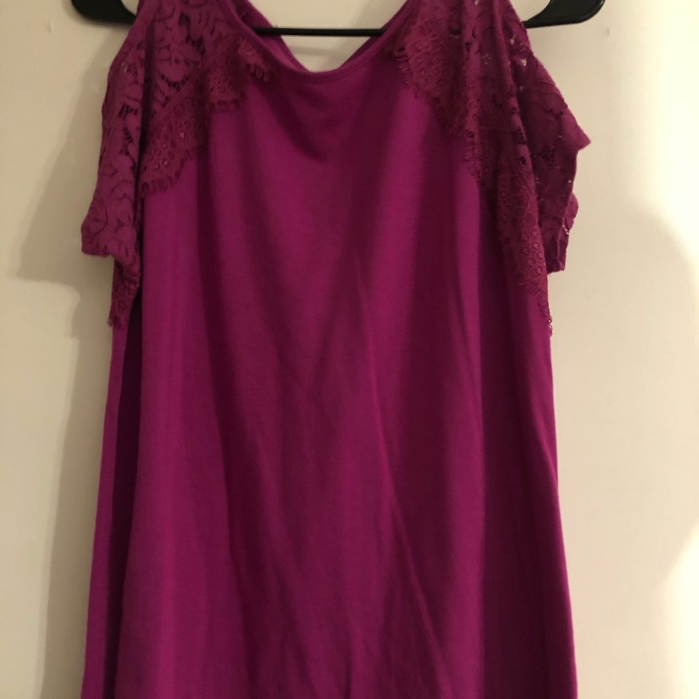 Purple shirt
